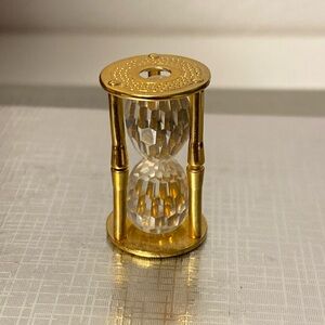 Retired Vintage Swarovski Crystal Mini hour glass